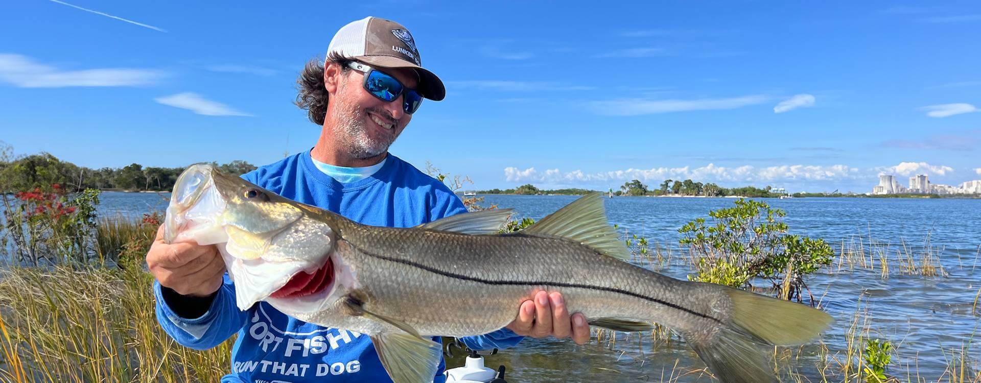 Angler showing a catch in Fort Lauderdale