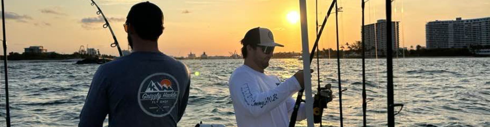 Close-up of a catch on a Lunkerdog fishing trip in Miami