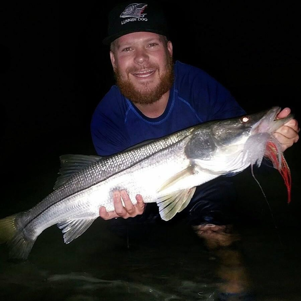  Fisherman with a catch in Miami waters