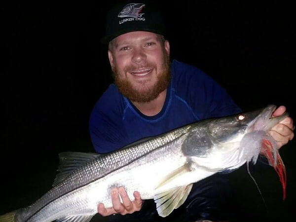  Fisherman with a catch in Miami waters