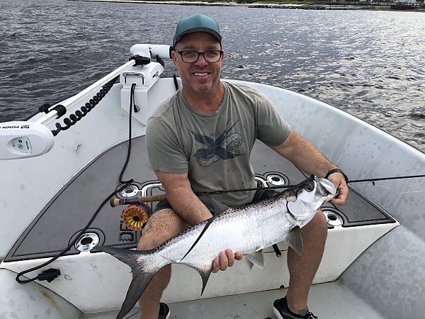 Fishing moment captured on a boat in Boca Raton